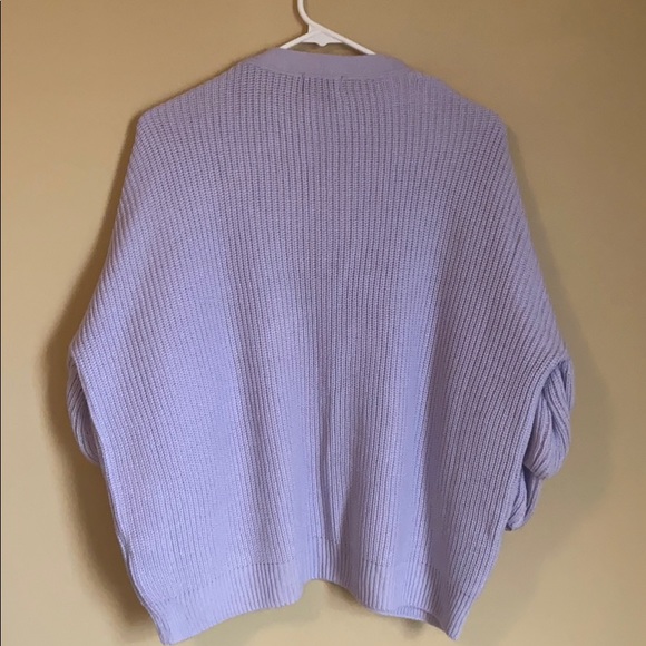 Topshop Ruffle Sleeve Sweater - Picture 6 of 7